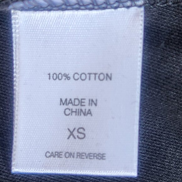 NWT 100% Cotton Jersey Dress with Pockets BLACK - Picture 2 of 5